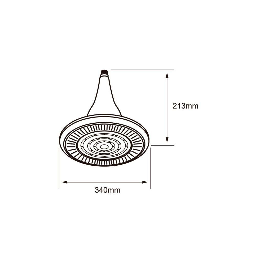 FOCO LED TECNOLITE UFO 150W LUZ DE DÍA BASE E40 ADAPTADOR INCLUIDO INDUSTRIAL LED INTEGRADO ***TECNOLITE HAE***