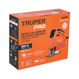SIERRA CALADORA  550 W  5A VELOCIDAD  VARIABLE  PROFESIONAL TRUPER