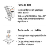 JUEGO DE 30 LLAVES ALLEN STD Y MILIMETRICAS C/ESTUCHE TRUPER