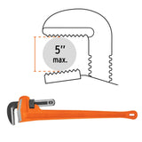 LLAVE STILSON 48" CUERPO ROBUSTO DE HIERRO DUCTIL TRUPER