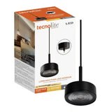 LAMPARA LINEAL COLGANTE LED METAL 1.5M 15W LUZ CALIDA BRILLANTE IRC90 NO ATENUABLE NGO