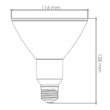 FOCO LED TECNOLITE PAR38 15W ATENUABLE LUZ SUAVE CÁLIDA BASE E27 *** OFRECER 80494 ***