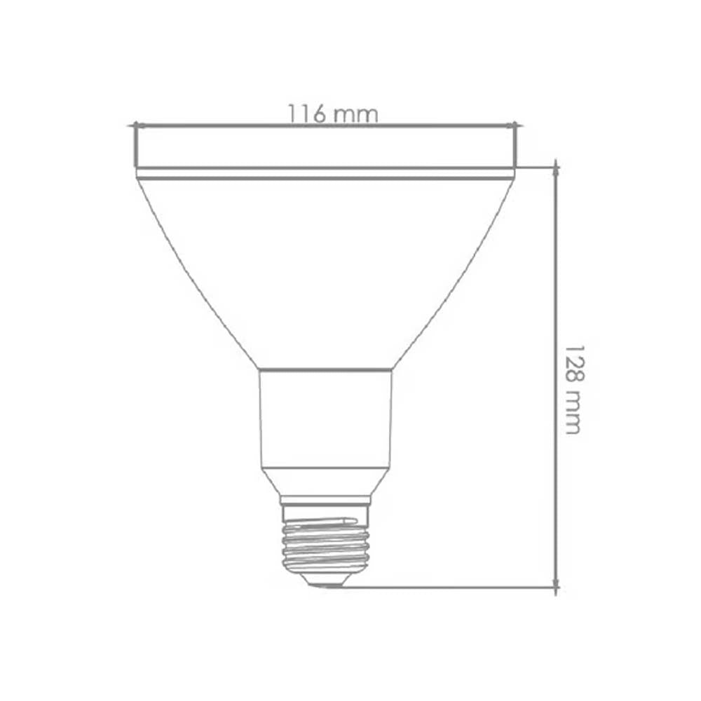 FOCO PAR38 LED 15 W LUZ DE DIA BASE E27 ATENUABLE