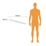 APLIQUE LINEAL LUZ LED 15W LUZ BLANCA AJUSTABLE INTERIORES NO ATENUABLE BCO