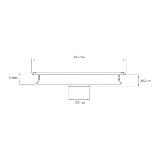 APLIQUE LINEAL LUZ LED 15W LUZ BLANCA AJUSTABLE INTERIORES NO ATENUABLE NGO