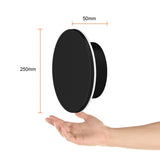 LUMINARIO EXT MURO LED 15W CCT NEGRO