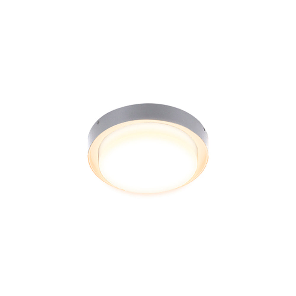 PLAFON LED SOBREP. TECHO 15W/127V. 3000K ALUM. GRIS NENQUE I
