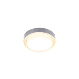 PLAFON LED SOBREP. TECHO 15W/127V. 3000K ALUM. GRIS NENQUE I