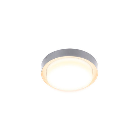 PLAFON LED SOBREP. TECHO 15W/127V. 3000K ALUM. GRIS NENQUE I