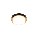 PLAFON LED SOBREP. TECHO 15W/127V. 3000K ALUM. NEGRO NENQUE I