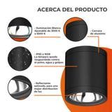 INT LED 15W100-240V1200LM3000-6500K N