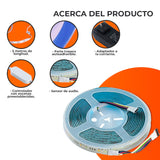 TIRA LED TECNOLITE 15W LUZ RGB Y BLANCA DE INTERIOR COMPATIBLE CON APP MÓVIL Y ASISTENTES DE VOZ