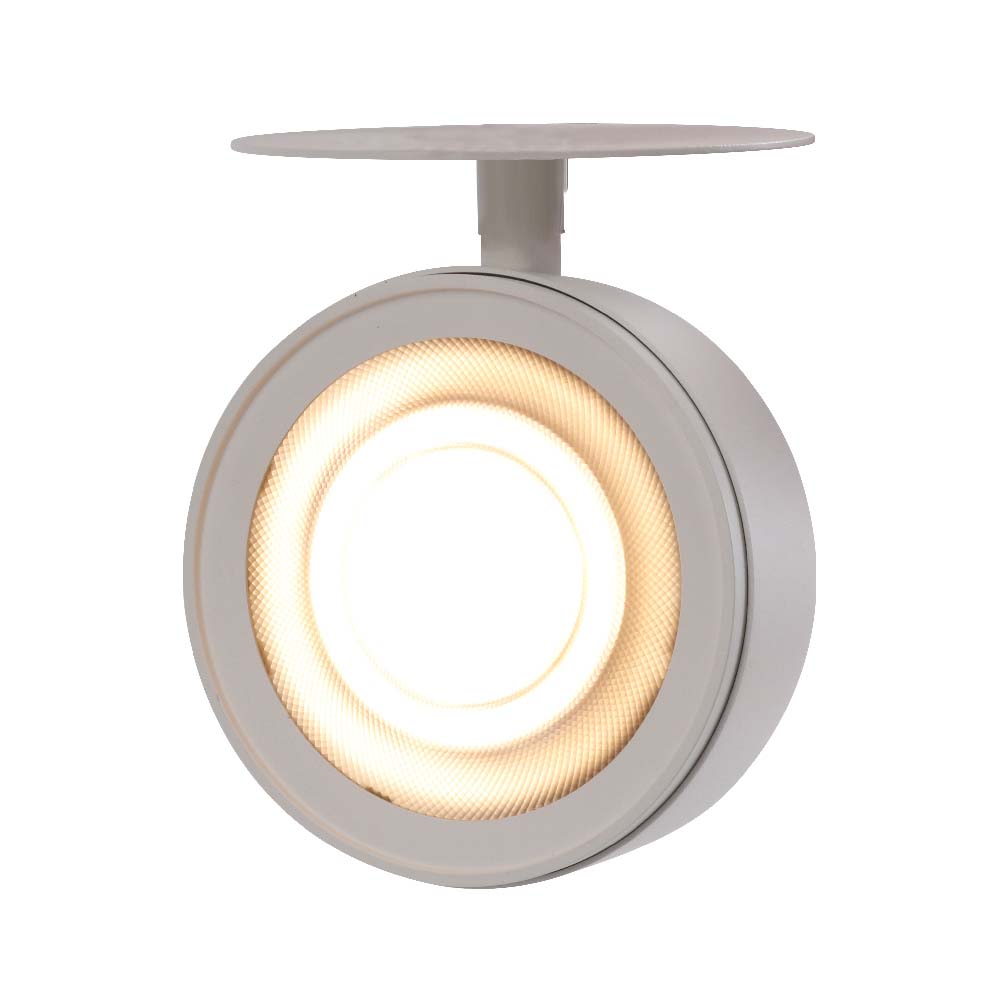 LAMPARA SPOT LED EMPOTRADO DIRIGIBLE 15W LUZ CALIDA BRILLANTE IRC90 NO ATENUABLE BCO
