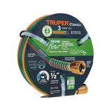 MANGUERA 1/2" REFORZADA 3 CAPAS CONEXIONES DE METAL 10 M MCA TRUPER