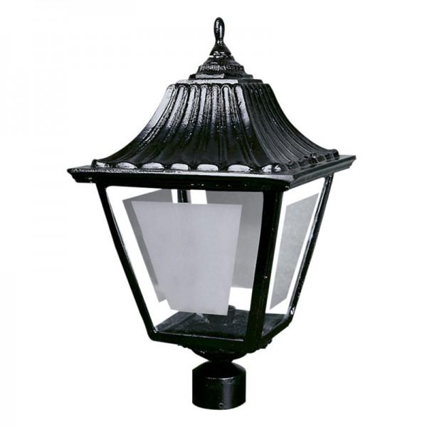 FAROL PUNTA POSTE 60W MAX E26 GRANDE NEGRO CALUX
