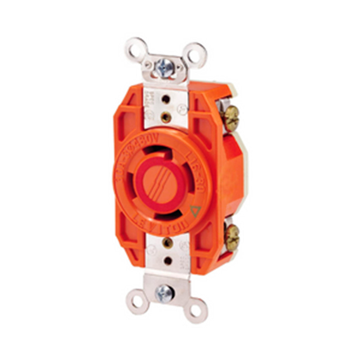 RECEPTACULO AMARILLO MEDIA VTA 2P 3H 15A 125V NEMA L6-15R WETWUARD LEVITON *** OFRECER A1B24 ***