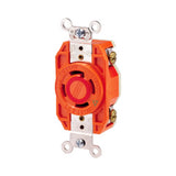 RECEPTACULO AMARILLO MEDIA VTA 2P 3H 15A 125V NEMA L6-15R WETWUARD LEVITON *** OFRECER A1B24 ***