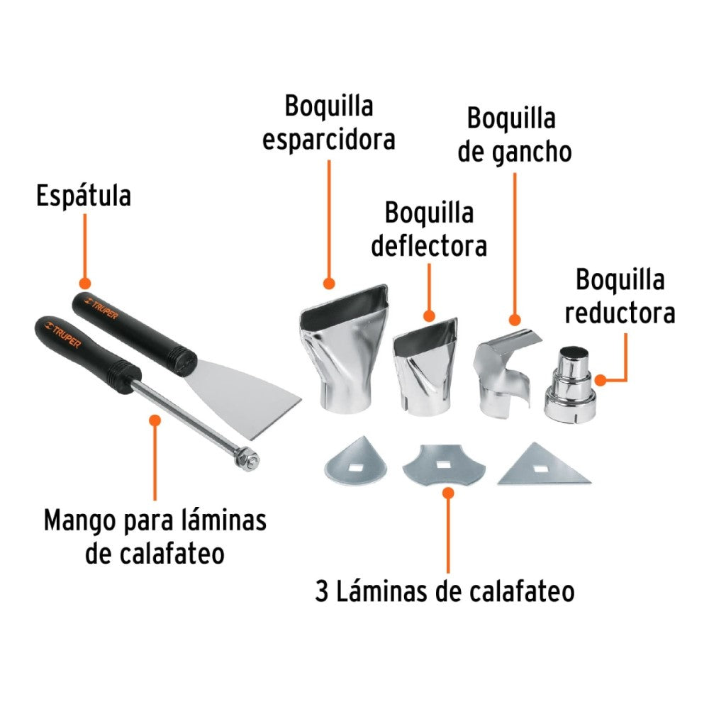 PISTOLA DE CALOR PROFESIONAL 2000W TRUPER PISCA-A *** OFRECER PC800A ***