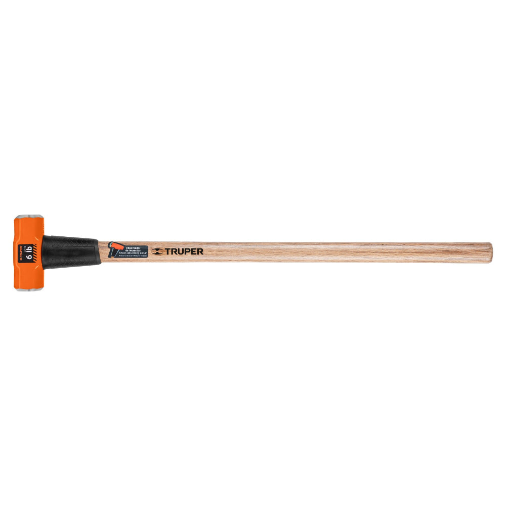 MARRO OCTAGONAL 6 LB.(2.7KG.) MANGO DE MADERA 36" (90CMS.) MD-6M 16509 TRUPER *** OFRECER 1436G ***