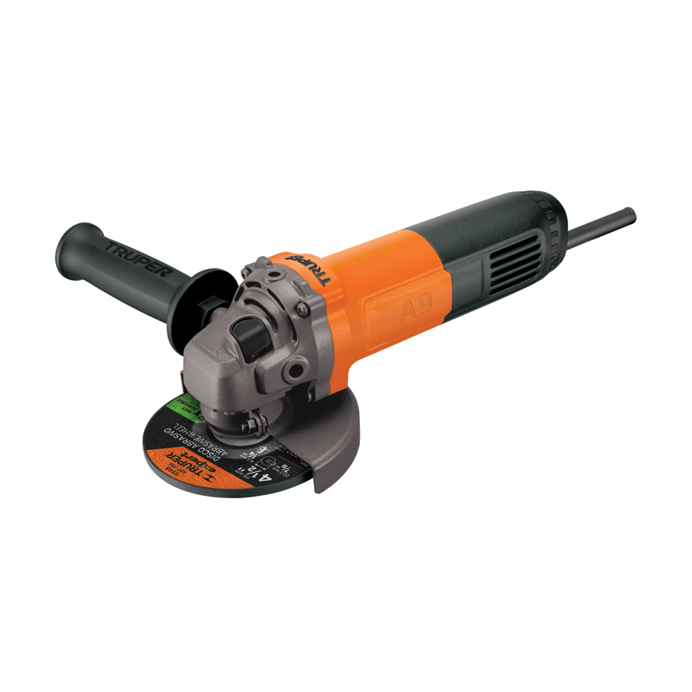 ESMERILADORA ANGULAR 4-1/2" PROFESIONAL 800 W MCA TRUPER *** OFRECER EA404C ***