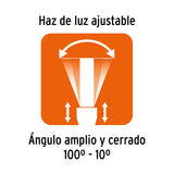 LINTERNA LED RECARGABLE DE ALUMINIO 670 LM
