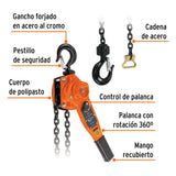 POLIPASTO DE PALANCA DE 3/4 TON DE TRUPER
