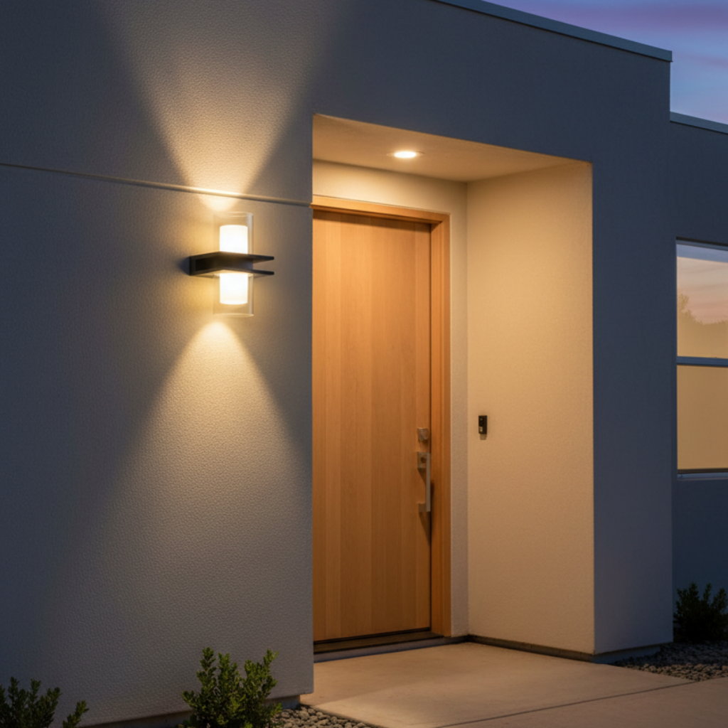 LAMPARA DE EXTERIOR LED PARA SOBREPONER 16.5 W LUZ CALIDA BRILLANTE