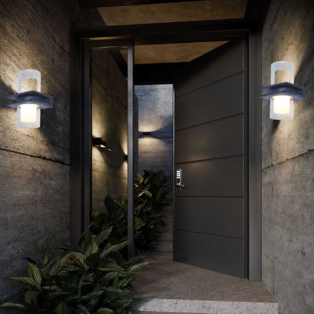 LÁMPARA DE EXTERIOR LED CHORT TECNOLITE PARA SOBREPONER 16.5W LUZ SUAVE CÁLIDA