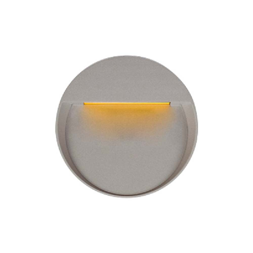 LUZ DE CORTESIA LED SOBREP. MURO 16W/127V. 3000K ALUM. NEGRO HUNOR II ***HAE 2024***