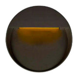 LUZ DE CORTESIA LED SOBREP. MURO 16W/127V. 3000K ALUM. NEGRO HUNOR II ***TECNOLITE HAE***