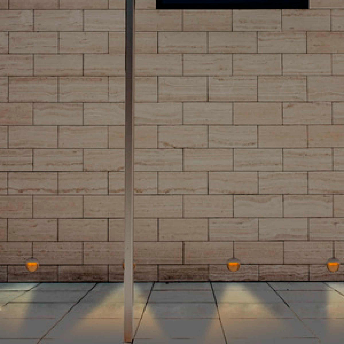 LUZ DE CORTESIA LED SOBREP. MURO 16W/127V. 3000K ALUM. NEGRO HUNOR II ***TECNOLITE HAE***