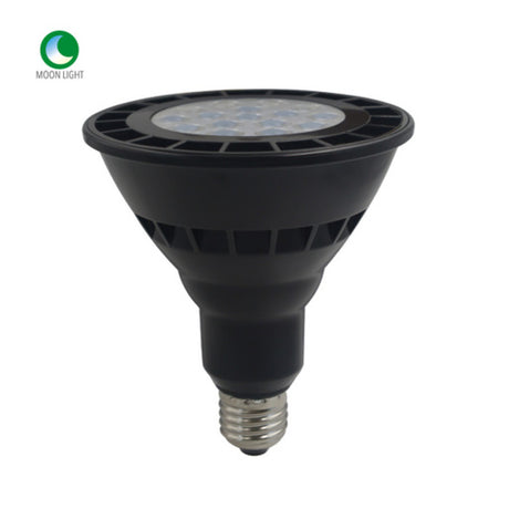 FOCO LED TECNOLITE PAR38 16W LUZ DE LUNA COLOR VERDE IP65 BASE E27