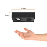 LAMPARA SPOT LED SOBREPONER 16W LUZ CALIDA BRILLANTE IRC90 DISE?O DIRIGIBLE GIROSCOPIO NO ATENUABLE NGO