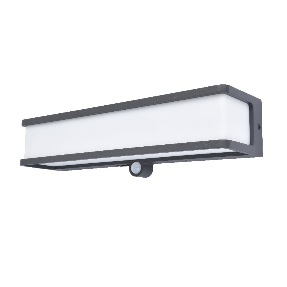 LUMINARIO EXT LED 16.5W 4.2VCD 1000LM 40K GRIS