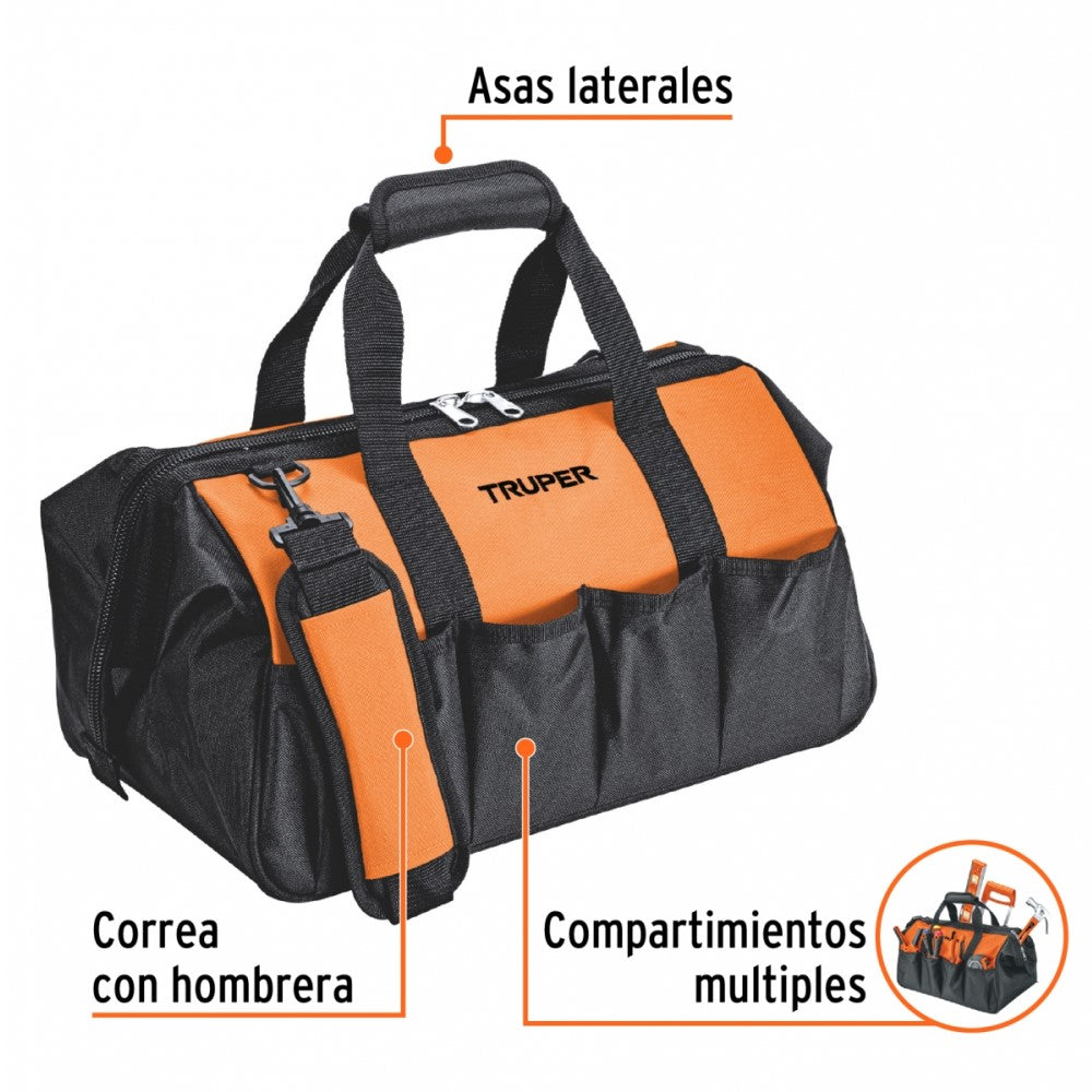 MALETA PORTAHERRAMIENTAS 16" MCA TRUPER