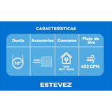 EXTRACTOR DE AIRE ESTEVEZ INDUSTRIAL 10" *** OFRECER GEMINIS 10 O TRITON 10 O 46591 ***