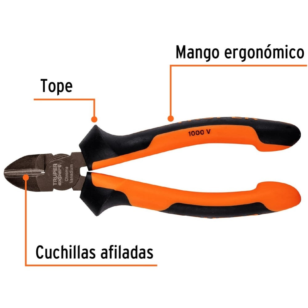 PINZA CORTE DIAGONAL 6" MANGO COMFORT GRIP MCA TRUPER