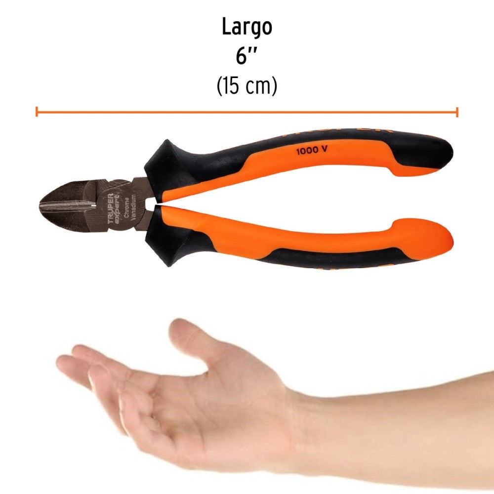 PINZA CORTE DIAGONAL 6" MANGO COMFORT GRIP MCA TRUPER