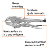 PINZA DE PRESION 12" MORDAZA RECTA TRUPER *** OFRECER PR12 ***