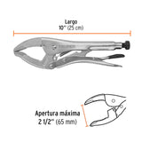 PINZA DE PRESION DE 10 17448 TRUPER MECANICA