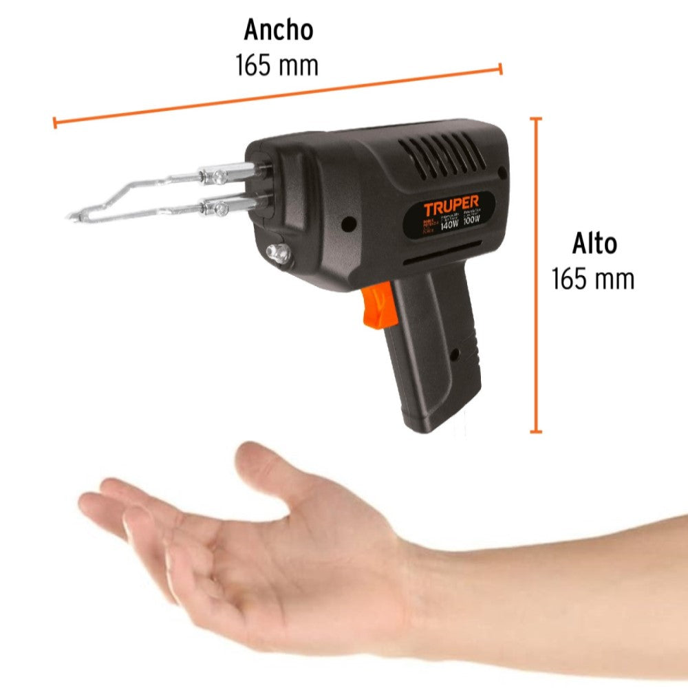 CAUTIN TIPO PISTOLA DE 140 WATTS MCA TRUPER
