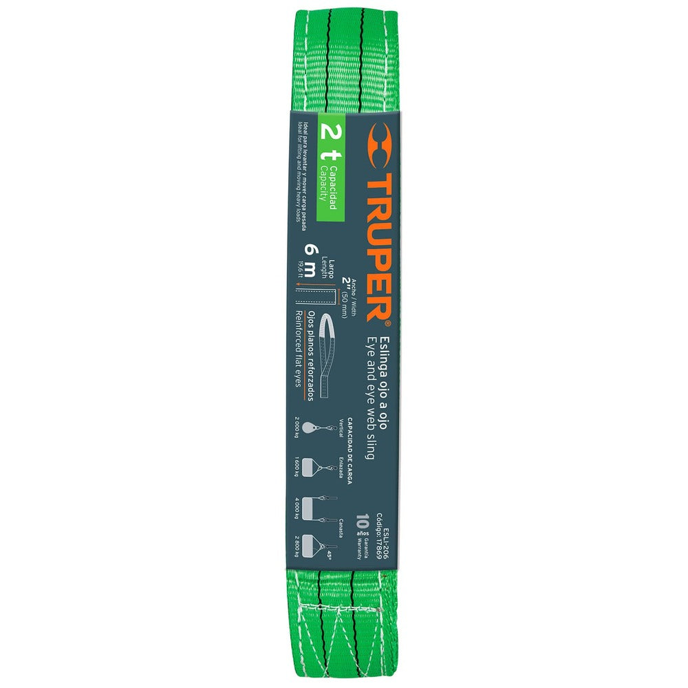 ESLINGA DE 2" X 6M MCA TRUPER