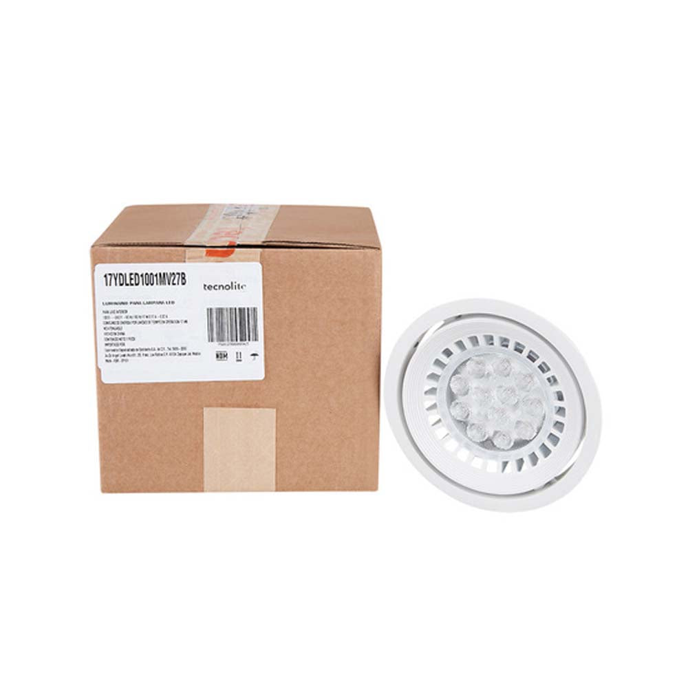 LÁMPARA EMPOTRABLE LED TECNOLITE MODULARE I 17W LUZ SUAVE CÁLIDA BASE G53