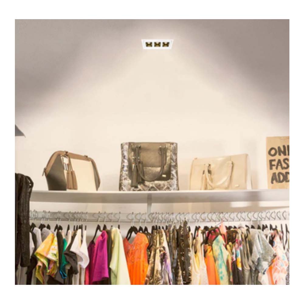 LUMINARIO INT. EMPOTRAR 17.5W/100-240V. LED ACENTO 3000K ***TECNOLITE HAE***