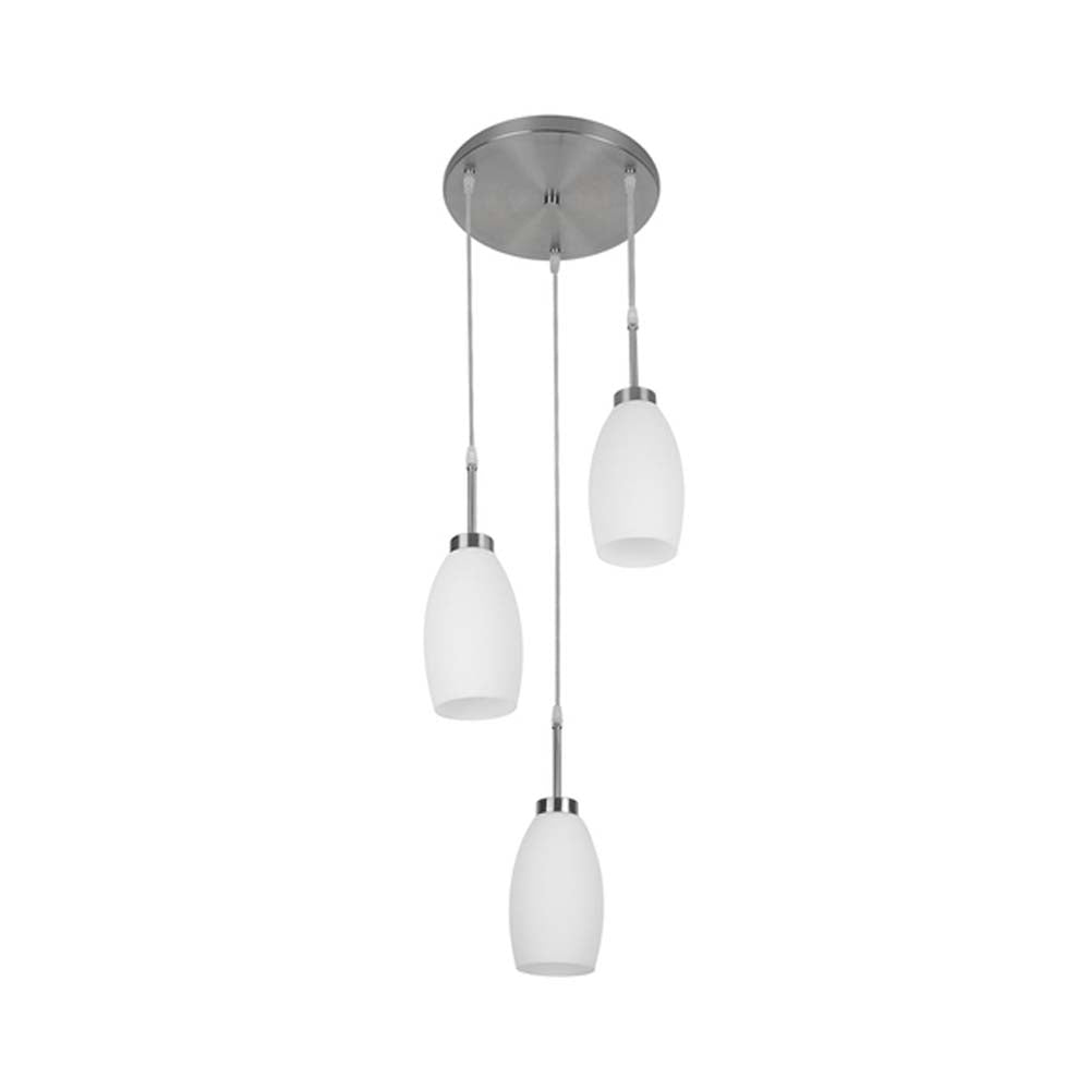 COLGANTE DE CRISTAL TECNOLITE MARUK II 1.49M DE ALTURA 25.5W TRES BASES E27 NO INCLUYE FOCOS