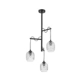 COLGANTE CRISTAL 180W. 3 BASES 1.5MTS. ALTURA FULU II E27 NO INCLUYE FOCOS ***TECNOLITE HAE***