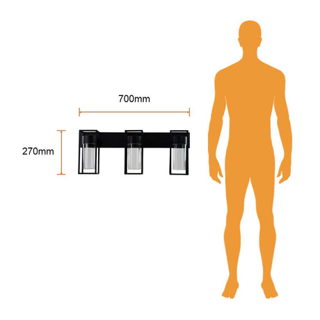 LAMPARA ARBOTANTE DE EXTERIOR COLOR NEGRO 180W VEGAIII TECNOLITE