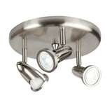 LUMINARIO INTERIOR SOBREP/TECHO 18W 100-240V GU10X3 SATINADO TECNOLITE *** EXHIBIDO ***