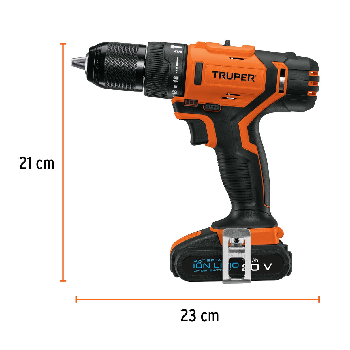 ROTOMARTILLO INALAMBRICO PROFESIONAL 20V. ROTI-20A 18155 TRUPER *** OFRECER RB718A ***