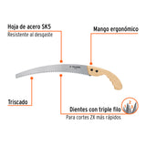 SERRUCHO DE PODA 14" HOJA CURVA 6 DPP MANGO MADERA